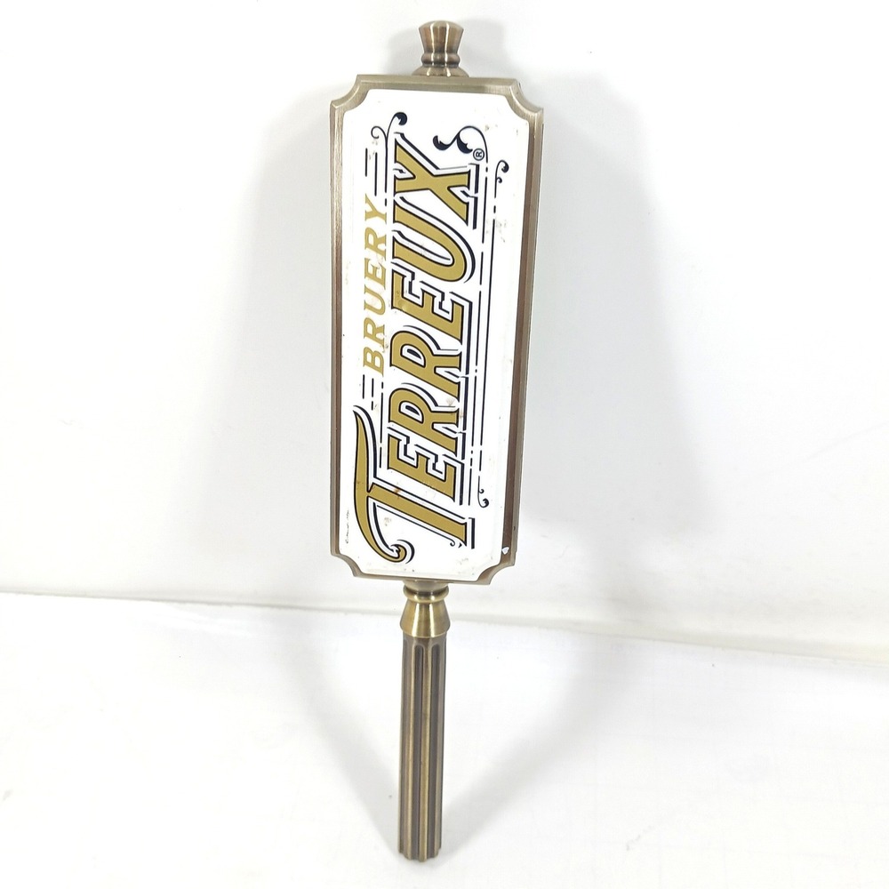 Bruery Terreux Beer Tap Handle Special Release Brass Ceramic 12 Inch Kegerator
